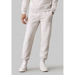 5063755 Calvin Klein MONOGRAM JOGGERS - Tracksuit bottoms ivory grey heather 105695158