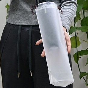우산케이스 PVC 반투명 다용도 일자형 비닐 파우치