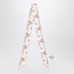 Beige silk bandeau with FF logo FXT011AUMDXI_FENDIF0VG2_100U Beige  [관부가세포함]