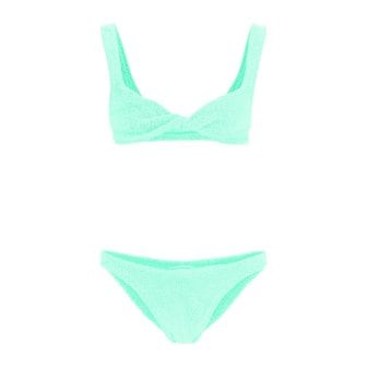 HUNZA G [해외배송] 훈자 지 주노 비키니 JUNO BIKINI M CRINKLE LIME