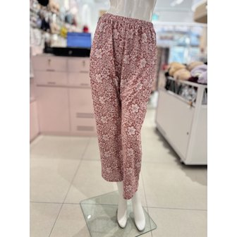 비너스 [여주점] 와코루 신축성좋은 스판 꽃나염 실내복 홈웨어 여성 바지[WPA342WP]