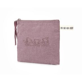 [스타필드 안성점 ] ADD ON ESS TRIPLETS 파우치 DUSTY PINK UX190007