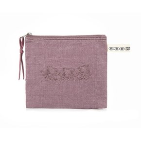 [스타필드 안성점 ] ADD ON ESS TRIPLETS 파우치 DUSTY PINK UX190007