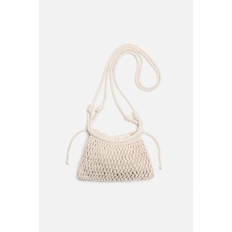 자라 ZARA MINI 마크라메 크로스바디백 3622/420