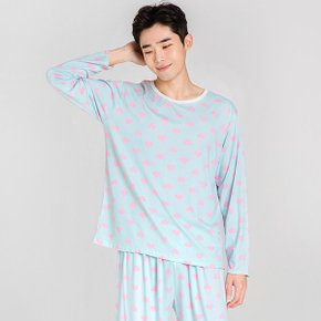 남여 커플잠옷 홈웨어 상하세트 긴팔 파자마 신혼부부 편안한 커플 긴팔 홈웨어 파스텔 상하세트