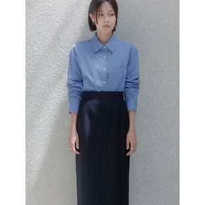 솔리드 하이라인 셔츠(블루)