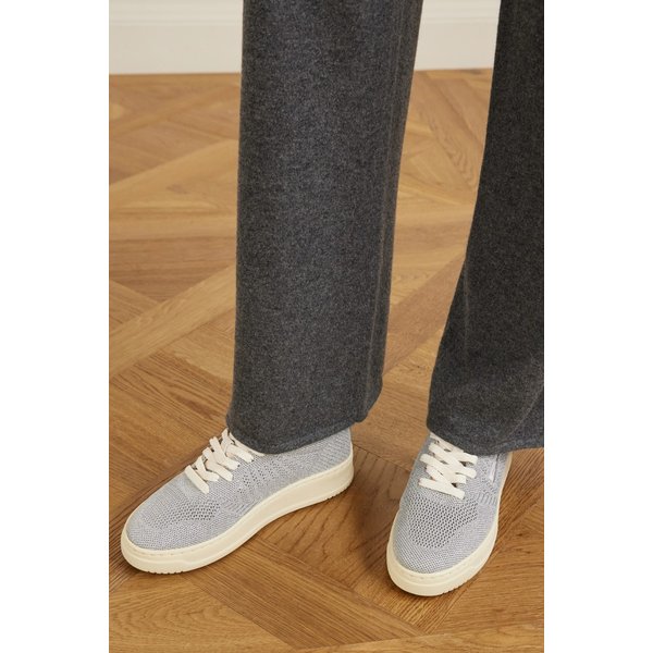 오트리 이지니트 스웨이드 트리밍 메탈릭 니트 스니커즈 46376663162980758