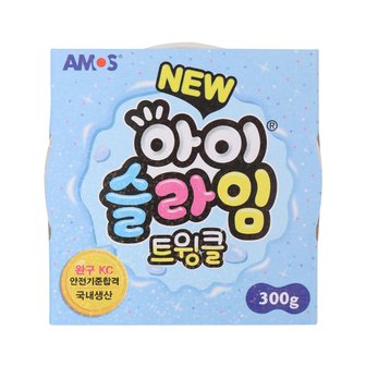 아모스 아이슬라임 트윙클 300g 화이트