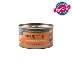 벨버드 자연밥상 야채닭고기원형캔 100g