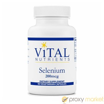  [해외직구]Vital Nutrients Selenium 바이탈 뉴트리언트 셀레늄 200mcg 90정