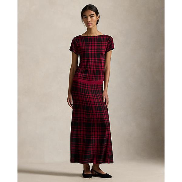 여성 플래드 스웨터 스커트(WMPOSKTNDC20128001)