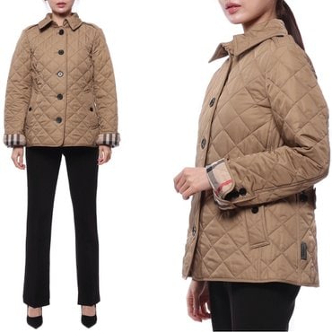 버버리 23SS 여성 프랭크비 퀼팅 재킷 (8065872 CANVAS 23S)