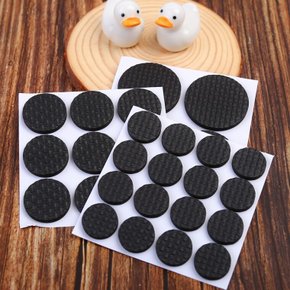 의자 발패드 바닥보호 원형 40mm 1장(4P) 의자끌림방지 바닥긁힘방지 바닥소음방지