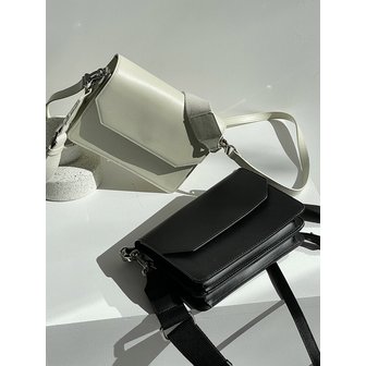 리엘 [리퍼브]modern two-strap bag [black]