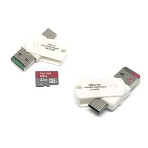 2in1 C타입 OTG 마이크로SD USB 카드리더기