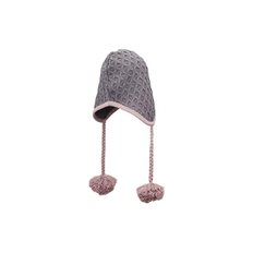 엑스걸 비니 EAR FLAP KNIT CAP 레이디스 GREY Free Size