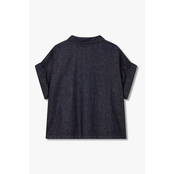 [Y`s]드롭 숄더 데님 셔츠 6616140104000