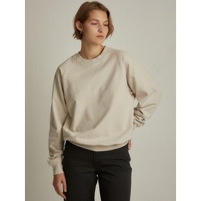 Crew neck cotton MTM (beige)