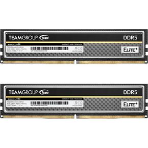 미국 팀그룹 램 DDR5 TEAMGROUP Elite Plus 16GB 2x8GB 4800MHz PC538400 CL40 Unbuffered NonEC