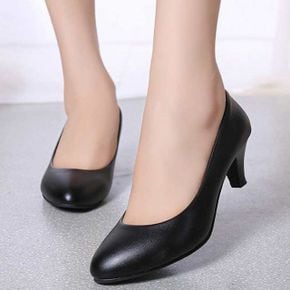 여자신발 면접구두 정장룩 데일리 블랙 구두
