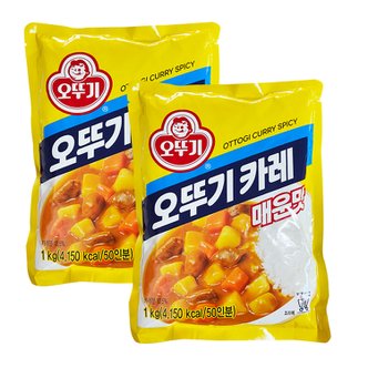  [오뚜기]오뚜기카레 1kg 매운맛 2개