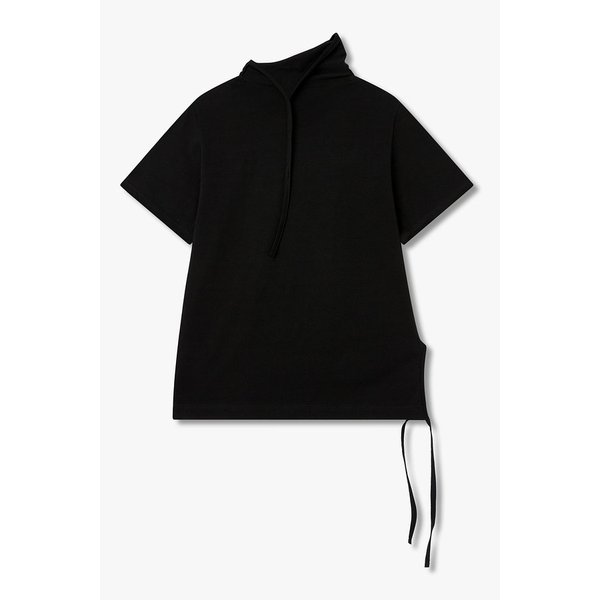 [REGULATION]스트랩 디테일 숏 슬리브 티셔츠 6616120002000