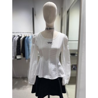 에고이스트 [여주점] 스퀘어넥 슬림 플레어 블라우스ES2OBL51