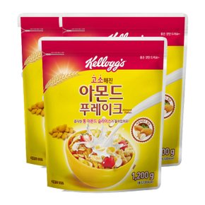 켈로그 아몬드 푸레이크 1.2kg 3개