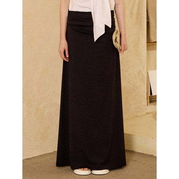 Ponte Stretch Maxi Skirt Deep Navy