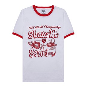 [와일드 동키] T SERIES WHITE/RED 남성 시리즈 반팔 티셔츠 _SSG
