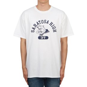남성 반팔티셔츠 T SARATOSA WHITE M