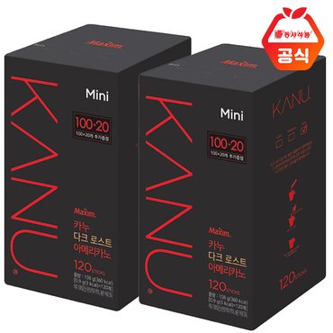 동서 맥심 카누 다크미니 100T+20T x 2개