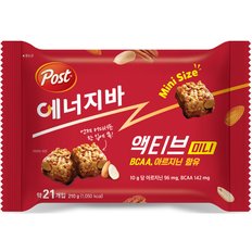 포스트 에너지바 액티브 미니 210g