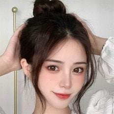 붙임머리 올림머리 부분 옆머리 헤어피스 여성가발