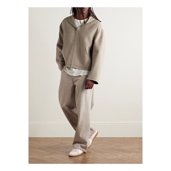 도베리아 더블페이스 울 캐시미어 블렌드 펠트 후드 재킷 46376663162902739