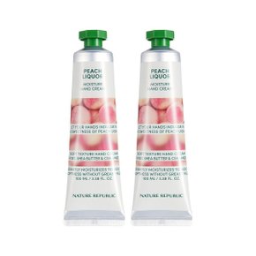 (1+1) 핸드 앤 네이처 핸드크림 대용량 100ml / 피치 리퀴어