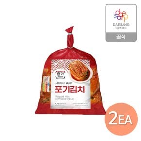 [종가집] 종가 (기획)포기김치 4kg x 2개