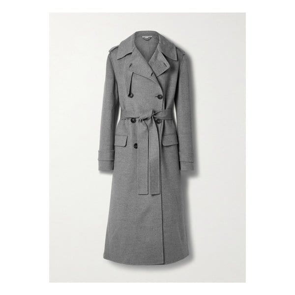 스텔라매카트니 울 펠트 더블브레스트 트렌치 코트 1647597325333698
