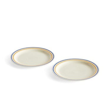 HAY 헤이 HAY Sobremesa Plate Ø24 Set of 2 소브레메사 플레이트 Ø24 블루 앤 옐로우
