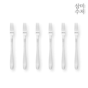 삼미 기본 무광 과일포크 6P