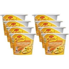 Maggi 매기 5분 완두콩과 당근을 곁들인 감자샐러드 43g X 8개