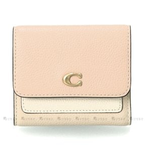 [부산점] 시그니처 로고 CAO14 B4U3 코치 밀라 스몰 플랩 여성 반지갑