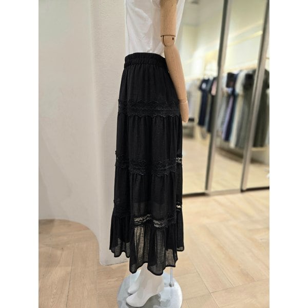 [부산점] 레이스셔링 티어드 스커트 (PR2WS00031)
