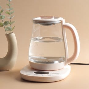 무선 티포트 전기포트 대용량 1.8L_내열 유리 스텐 보온 온도조절 주전자 분유 보트 커피포트 _2025년신상품