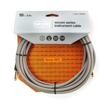  MXR DCIW18 18 (5.5 SS Pro Series Woven Instrument Cable 프로 시리즈 트위드 케이블 피트