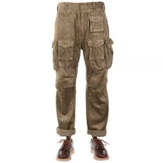 엔지니어드 가먼츠 FA Pant B - Khaki Cotton 4.5W Corduroy (23F1F016-NQ2