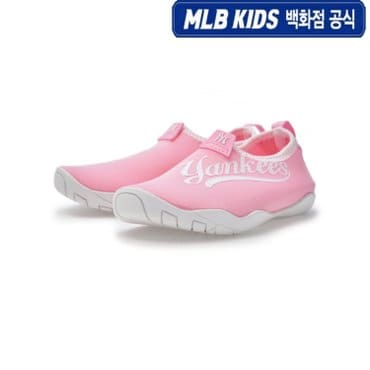 MLB키즈 (백화점공식) 25S 바시티 레터링 아쿠아 삭스   7ASOB0153-50PKL