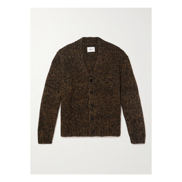 NN.07 오스키 60008 울 혼방 가디건 브라운 46376663162896256