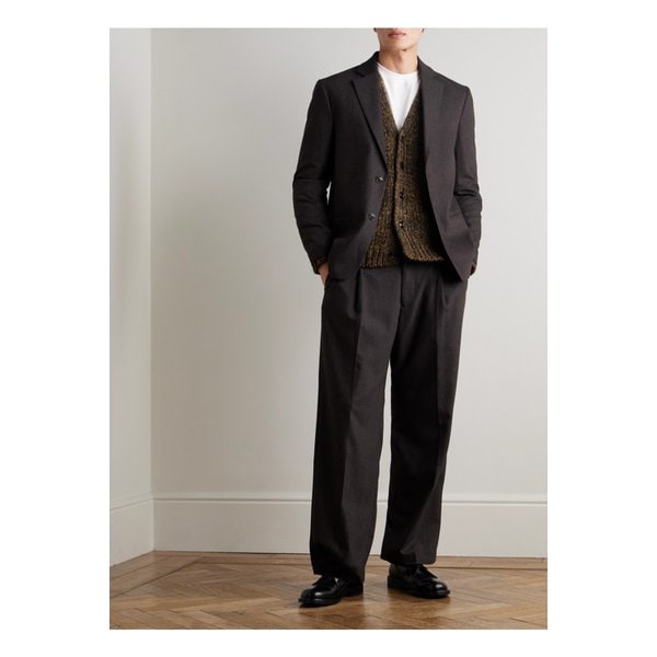 NN.07 오스키 60008 울 혼방 가디건 브라운 46376663162896256