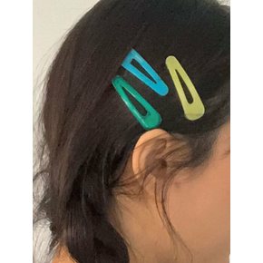 그린무드 스몰 빈티지 클립 Green Mood Small Vintage Hair Clip